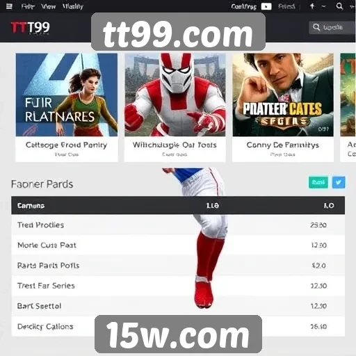 Comparativo de jogos populares disponíveis no tt99.com
